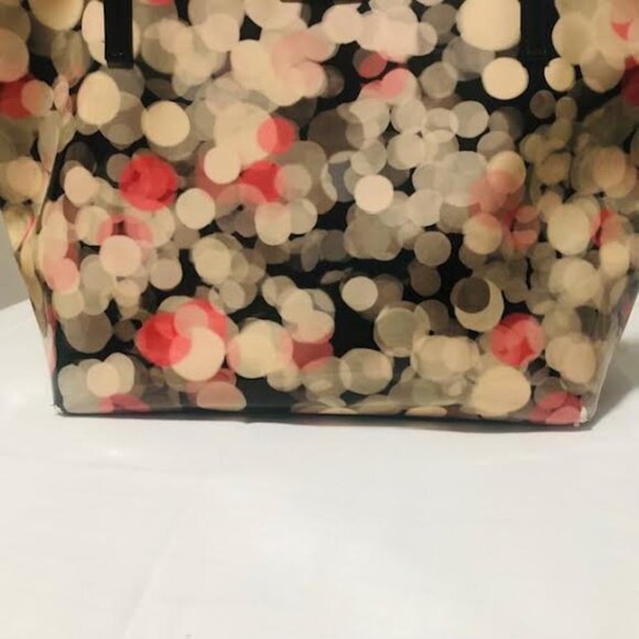 Kate Spade City Lights Bokeh Print Tote NYC Skyline Shoulder Bag Purse - Picture 9 of 9